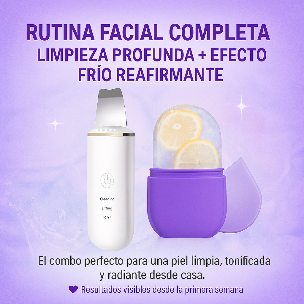 Combo Molde crioterapia+Limpiador facial