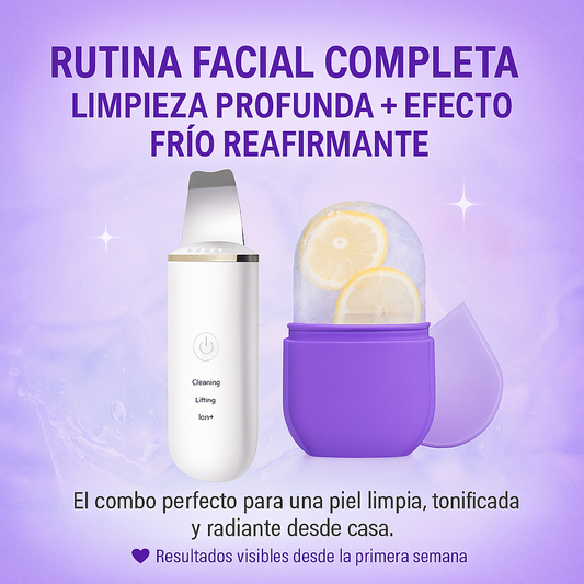 Combo Molde crioterapia+Limpiador facial