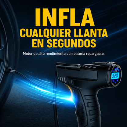 Pistola Compresor Aire Digital Portátil