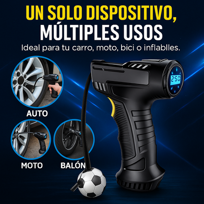 Pistola Compresor Aire Digital Portátil