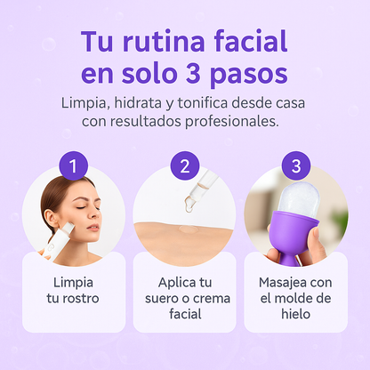 Combo Molde crioterapia+Limpiador facial