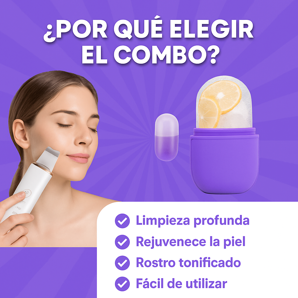 Combo Molde crioterapia+Limpiador facial