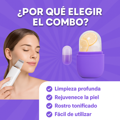Combo Molde crioterapia+Limpiador facial