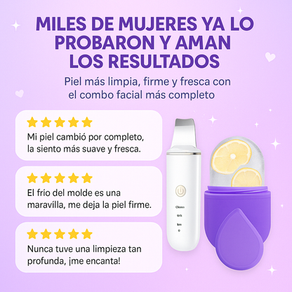 Combo Molde crioterapia+Limpiador facial